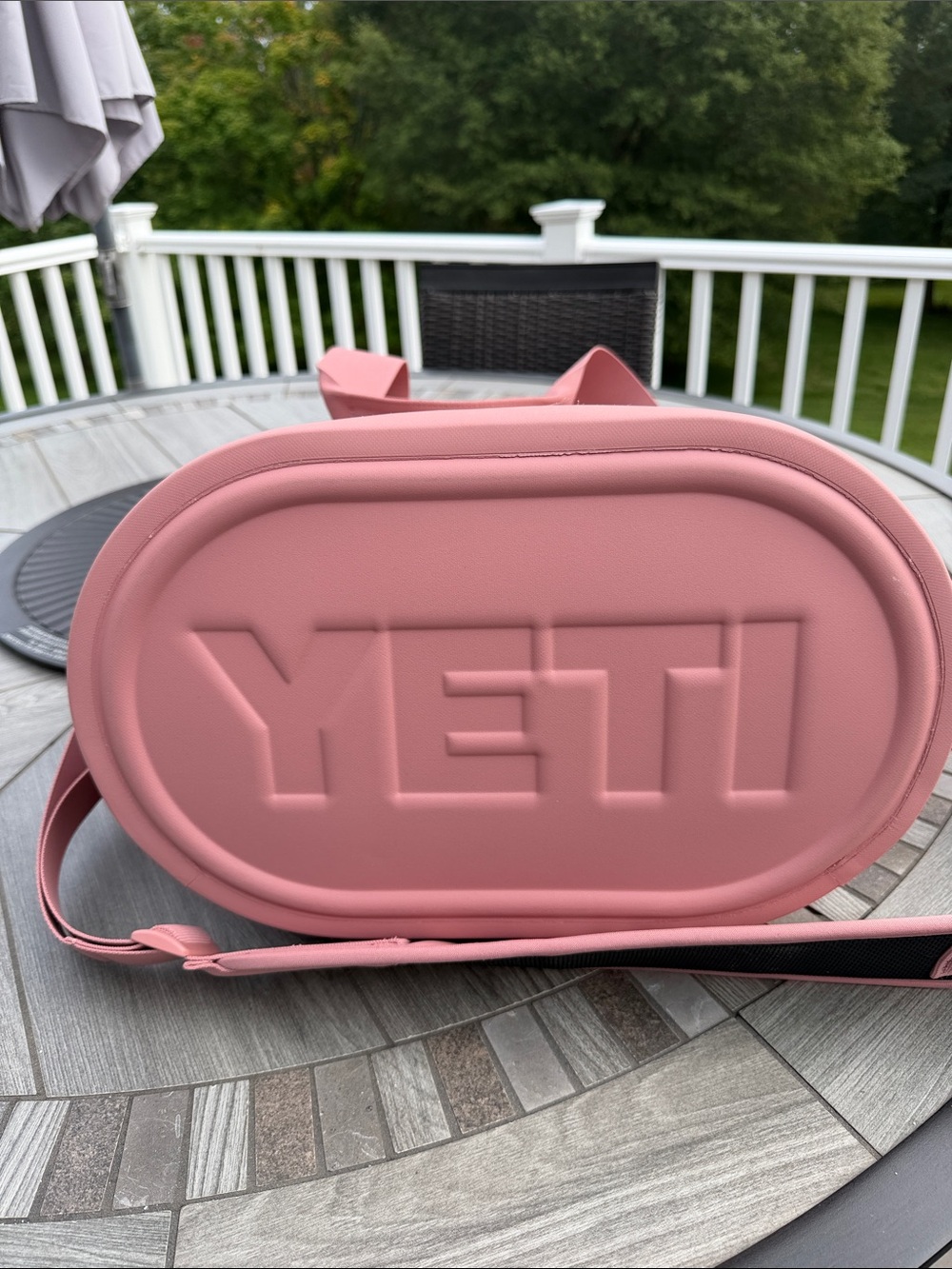 YETI Hopper M30 Soft Cooler – Sandstone Pink | Like New - Picture 4 of 5